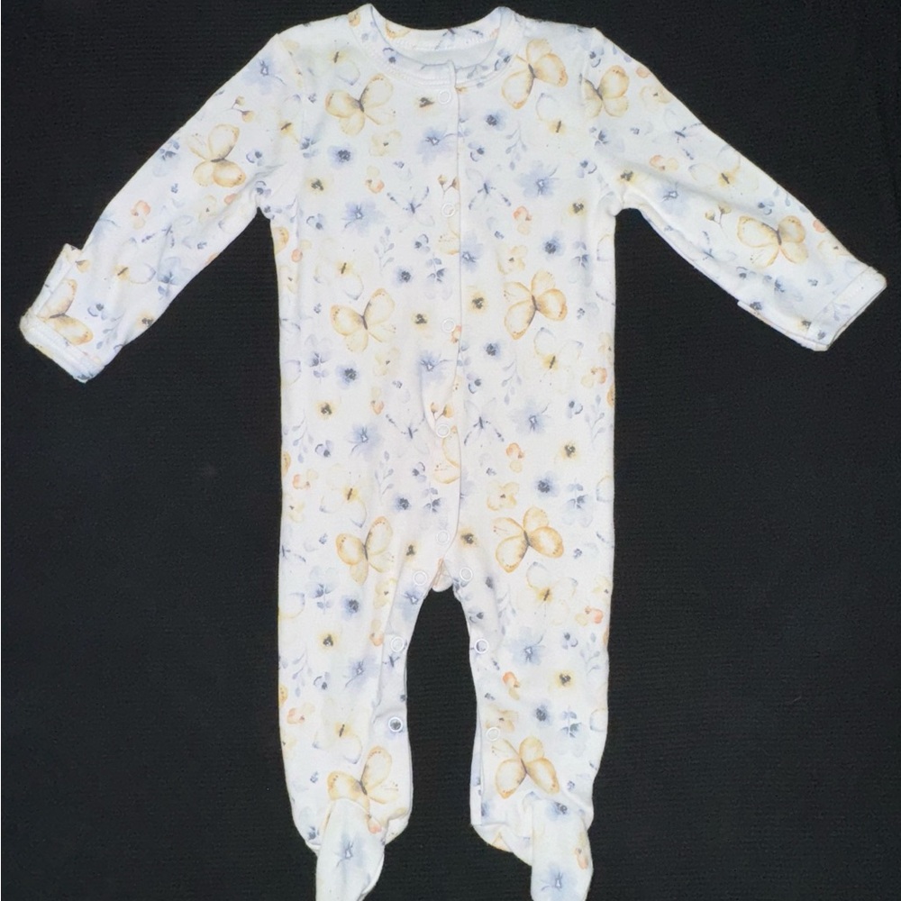 Butterfly Print Baby Sleeper